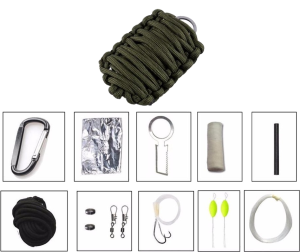 paracord survival kit copia